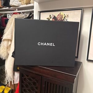 Black empty Chanel box
